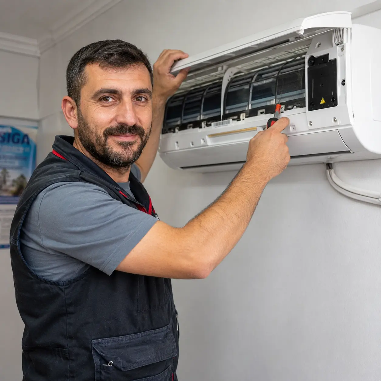 İzmir Hitachi klima tamiri ustası Kemal Usta — Menemen ve Karaburun iklimlendirme uzmanı